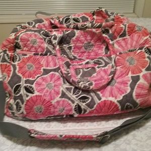 Vera Bradley grand travel duffle bag